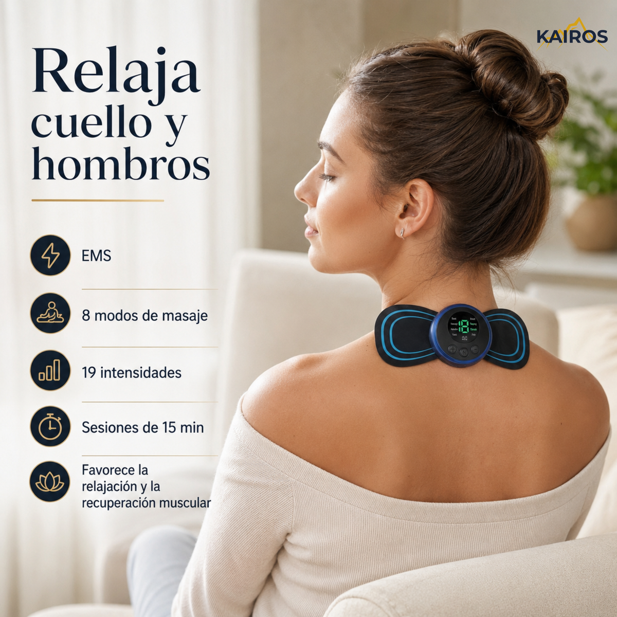 Kairos Pulse - Masajeador Muscular