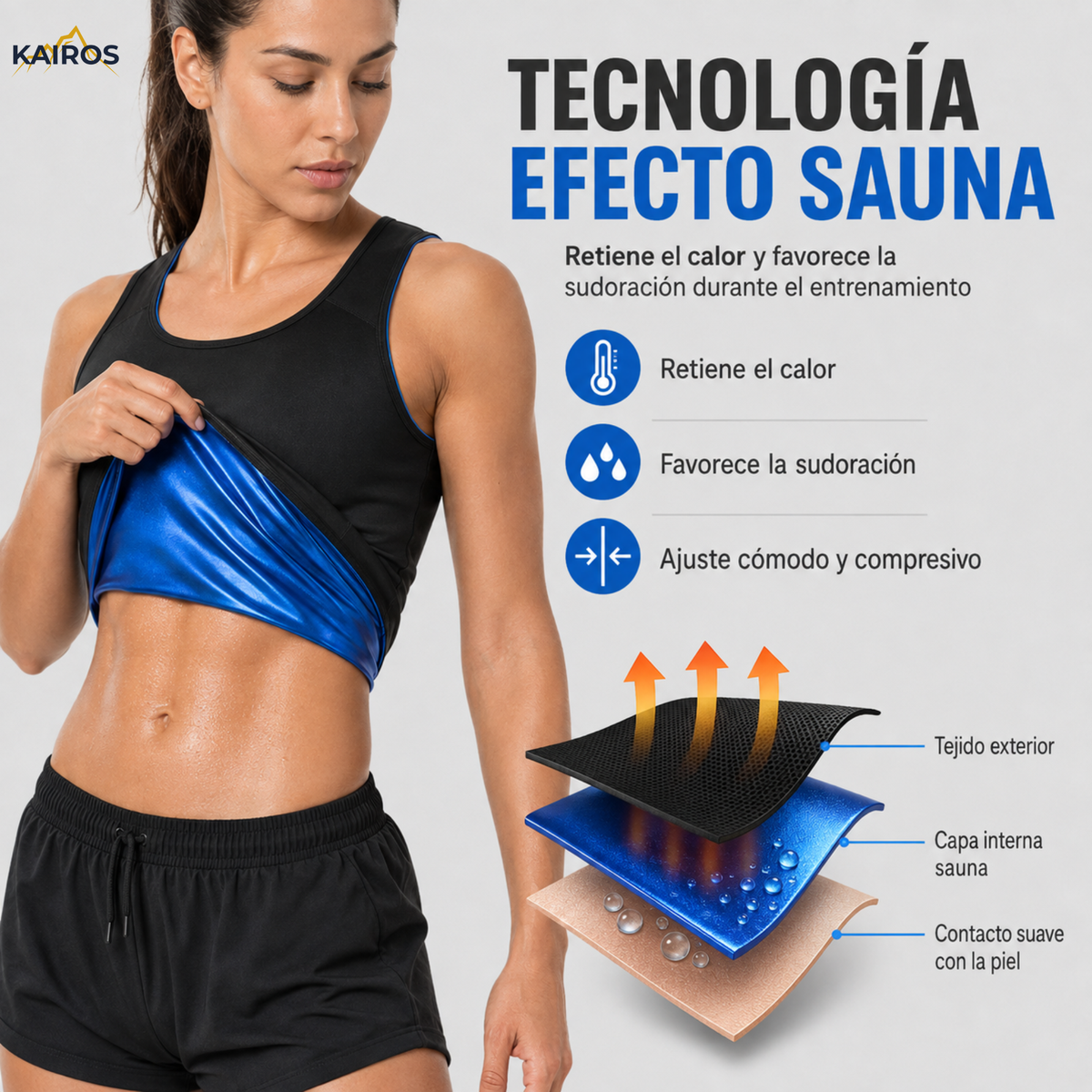 Kairos Termal - Camiseta Efecto Sauna