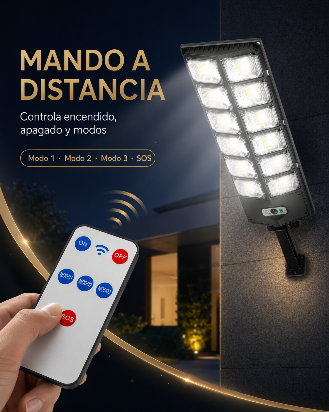 Kairos Solaris Pro - Luz Solar LED