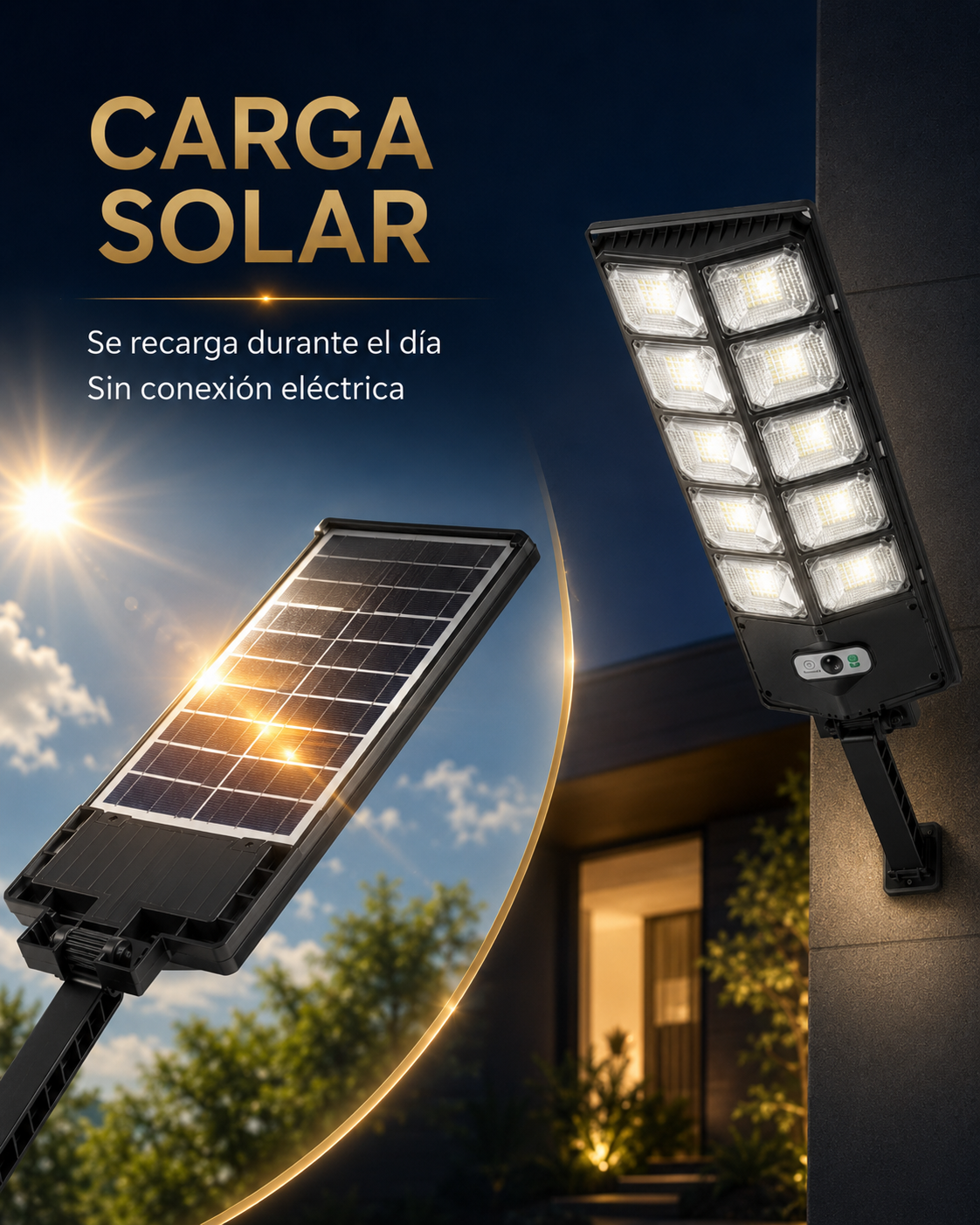 Kairos Solaris Pro - Luz Solar LED