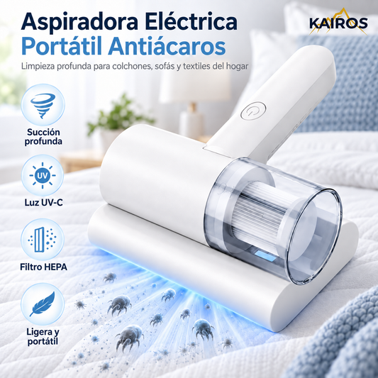 KAIROS Aspiradora Antiácaros UV