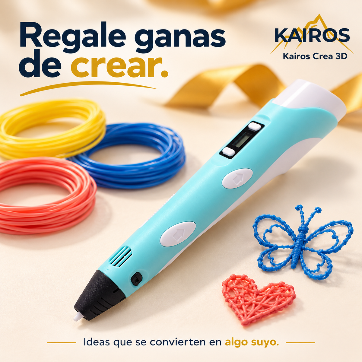 🌈 Filamentos PLA - Kairos Crea 3D