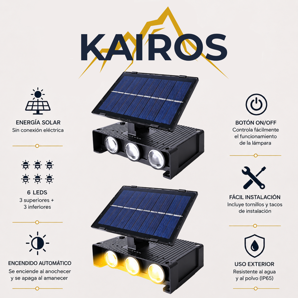 Kairos Halo - Lámpara Solar Exterior